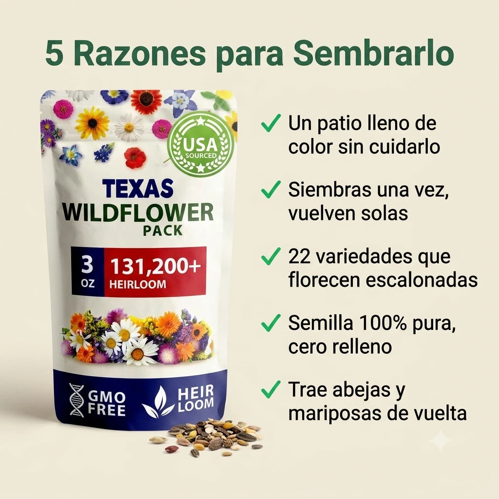 Milflores™ Colección de semillas de flores silvestres americanas raras (22 variedades)