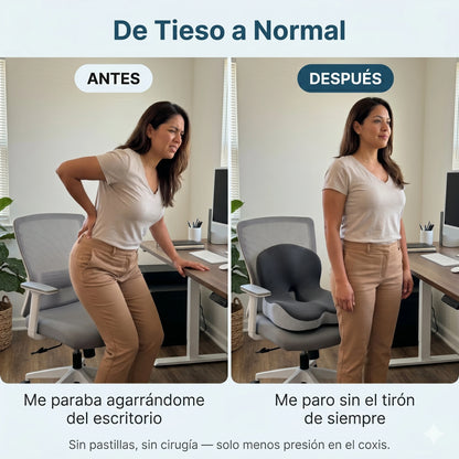 AeroSit™ - Cojín Ortopédico para Dolor de Coxis