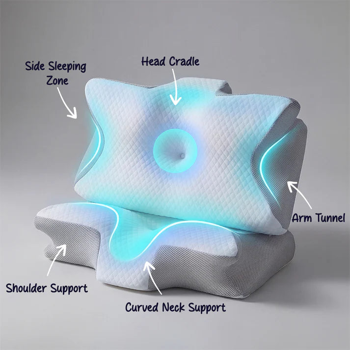 RestAlign™ - Almohada de soporte para cuello y hombros